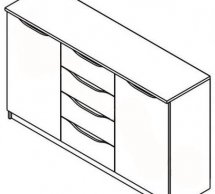 Комод KOM2D4S Смайл