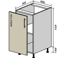 №3 Тумба нижняя 40 Люкс RODOS