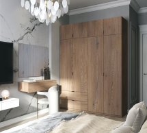 Шкаф для одежды Дорос Лукас канноло 4 дверный 160 см