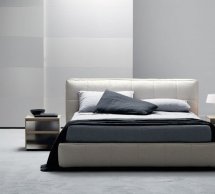 Кровать двуспальная мягкая Woodsoft Bergamo / Бергамо