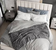 Кровать двуспальная мягкая Woodsoft Marsel / Марсель с подъемным механизмом и нишей для белья