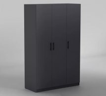 Шафа розпашна Matroluxe Luna / Луна 3 дверна 135 см