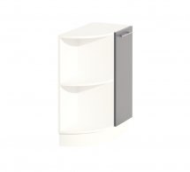 Тумба нижня Н30.82.1Д.кут. напіввідкрита Еко