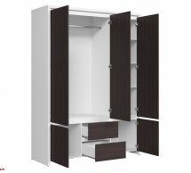 Шафа BRW Poland Kaspian 3 дверна каштан 154 см