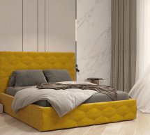 Ліжко м'яке Za House Furniture Модена без підйомного механізму