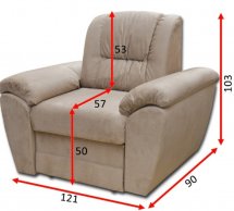 Крісло Бруклін В