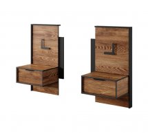 Тумби прикроватные с LED 1S/49 Milton