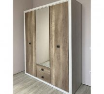 Шафа SZF3D2S ВМК Украіна Коен ІІ 3 дверна дуб корабельний 164 см