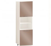 Шафа П60.214.2Д В.2 під духову шафу чи мікрохвильовку Фарбований високий глянець з друком