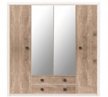 Шафа SZF4D2S ВМК Украіна Коен ІІ 4 дверна дуб корабельний 214 см