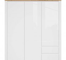 Шафа SZF3D2S BRW Poland Holten 3 дверний білий 181 см
