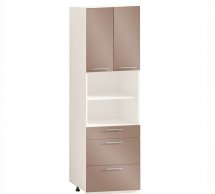 Шафа П60.214.2Д3Я В.3 під духову шафу чи мікрохвильовку Фарбований високий глянець з друком