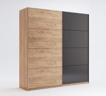 Шафа-купе Міромарк Луна 2 дверна дуб крафт 200 см