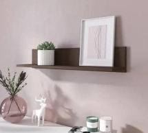 Полка настенная венге темный SТ0022