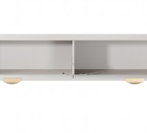 Тумба под ТВ Lante/Ланте RTV200 2D Бежевый золотые ножки Perfect Home Ширина 200 см