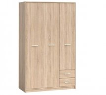 Шкаф SZF3D2S Гербор Непо 3 дверный дуб сонома 120 см