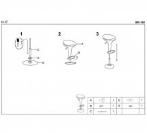 Барний стілець H-17