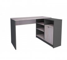 Комп'ютерний стіл Optima Інтарсіо Правий/Лівий Дуб Золотий/Антрацит 120 см