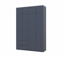 Шафа Дорос Лукас графіт 4 дверна з 2-ма шухлядами 180 см