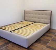 Ліжко м'яке Городок меблі Бартон з підйомним механізмом та нішею для білизни