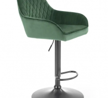 Барний стілець H-103 Halmar темно-зелений 62-84 см