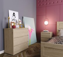 Комод на 3 шухляди Art in Head Light / Лайт