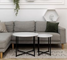 Набір столиків Модерн S+M білий 