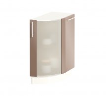 Тумба нижня Н30.82.1Д1СК. кут. гнут. Фарбований високий глянець з друком