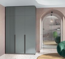 Шкаф 3Д + антресоль 3Д КС Лайн Элегант 3 дверный Ниагара 150 см