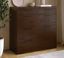Комод деревянный DrevKO Нордон з 4 выдвижными ящиками