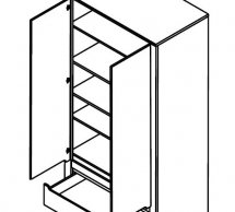 Шкаф SZF2D1S Эрика
