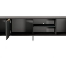 Тумба під ТВ Lars/Ларс RTV203 3D Антрацит Perfect Home Ширина 203 см