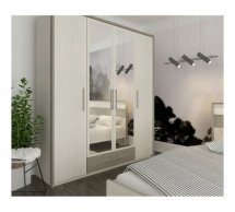 Шкаф 4Д Сокме Сара 4 дверный пино 181 см