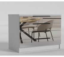 Комод зеркальный 1000 Нуар MatroLuxe