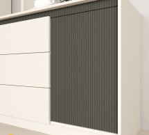 Комод KOM1D3S Монако Кашемир / Элегантний серый софттач