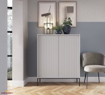 Модульна гостиная Серый/Черные ножки Nova