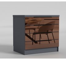 Комод зеркальный 800 Нуар MatroLuxe