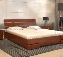 Ліжко дерев'яне ArborDrev Далі Люкс Сосна / Бук