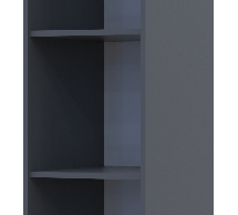 Етажерка до шаф Дорос Гелар графіт 38,2 см