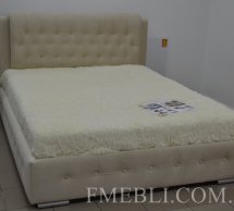 Кровать мягкая двуспальная Городок меблі Беатрис без подьемного механизма