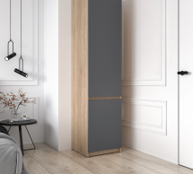 Шафа Морелі Т218 сонома/антрацит зі штангою 50 см