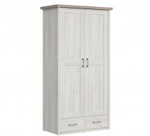 Шкаф SZF2D2S BRW Poland Luca Baby 2 дверный модрина 107 см