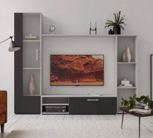 Стенка Адель пепельный / антрацит