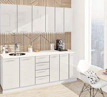 Кухонний комплект Фарбований високий глянець 2,1 м