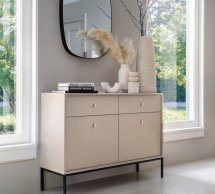 Комод Моно / Mono MKSZ104 Бежевый/черные ножки