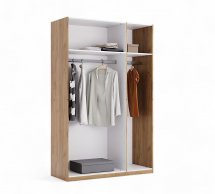 Шкаф 3Д Миромарк Белла 3 дверный белый 138 см