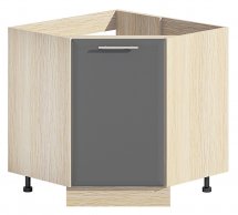 Тумба-мийка Н90х90.82.1Д кутова Хай-Тек глянець перламутр