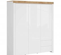 Шафа SZF3D2S BRW Poland Holten 3 дверний білий 181 см