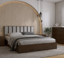 Спальня Verona/Верона DrevKO с комодом 4S и тумбами