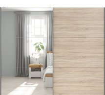 Шафа-купе із дзеркалом SZF/220/M Tetrix 